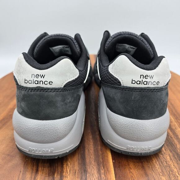 New Balance 580 Shoes Mens 6 / Womens 7.5 D Black Gray Suede Athletic Sneakers